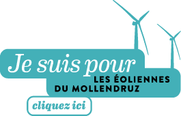 Je suis pour le éoliennes du Mollendruz Logo